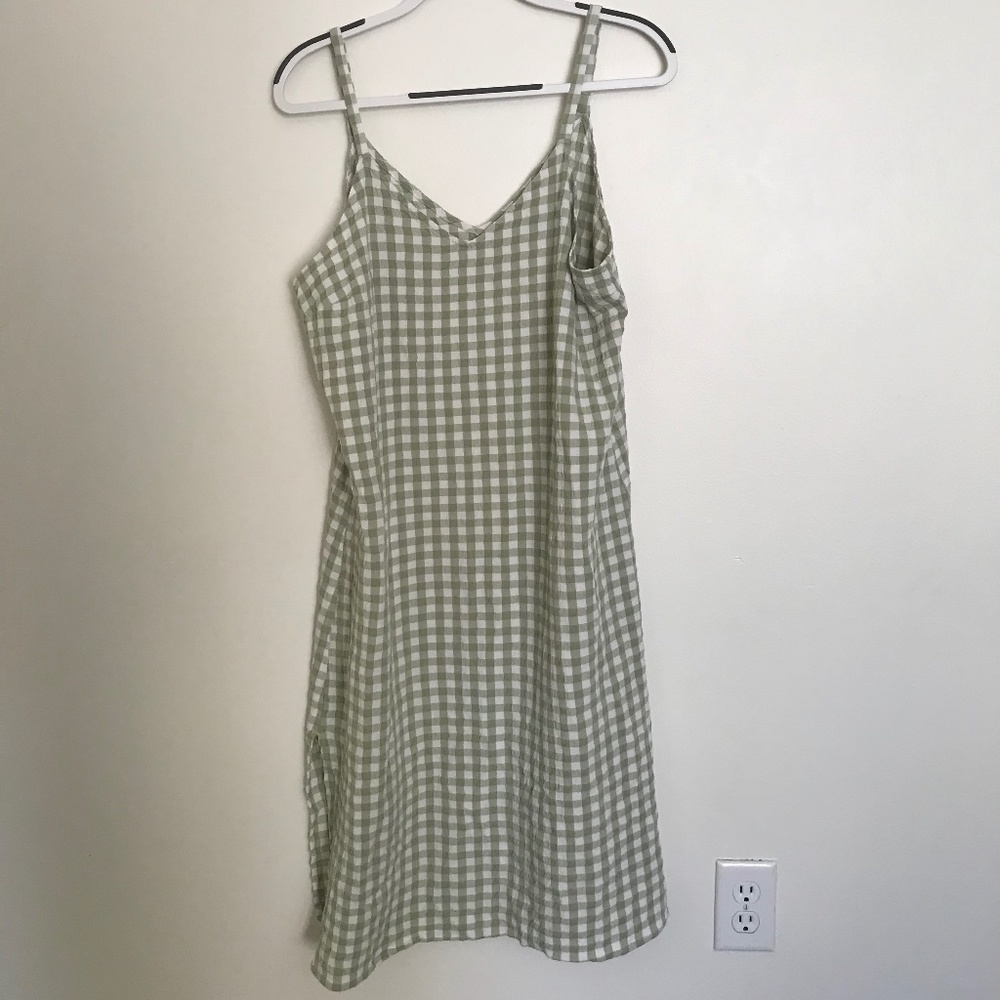 Target - Green and White Checkered Dress